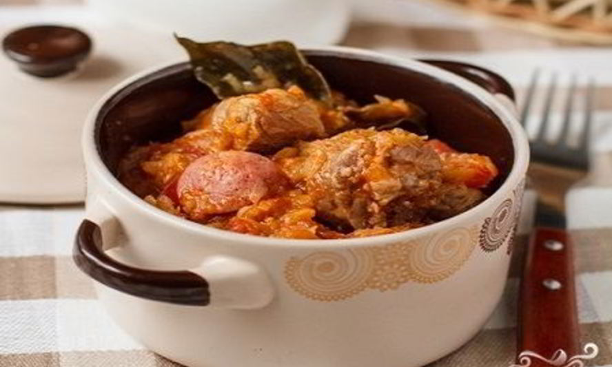 Рецепт капустной солянки с мясом