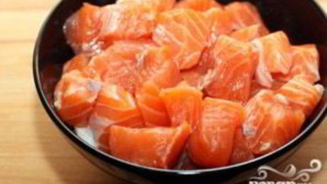 рыбная солянка с семгой