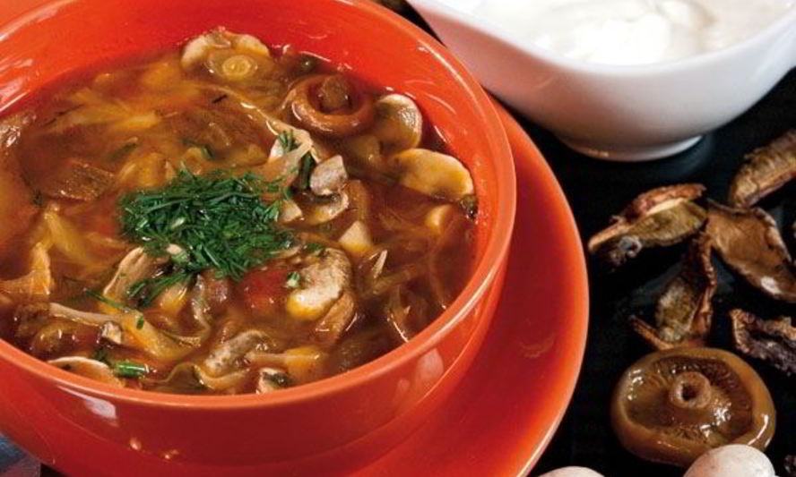 Рецепт солянки из квашеной капусты с грибами