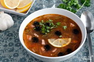 Солянка мясная классическая