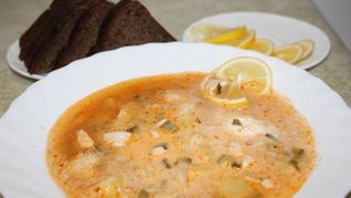 Солянка рыбная из судака