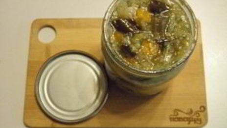 солянка с баклажанами и капустой на зиму