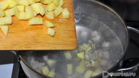 солянка с фрикадельками и фасолью