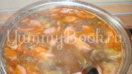 солянка с говяжим языком