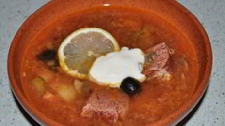 солянка с грибами в мультиварке