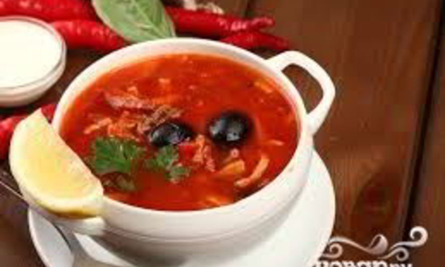 Рецепт солянки с копченой колбасой