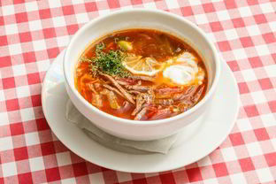 Солянка с оливками