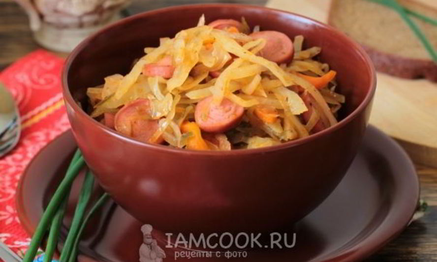 Рецепт солянки с сосиской