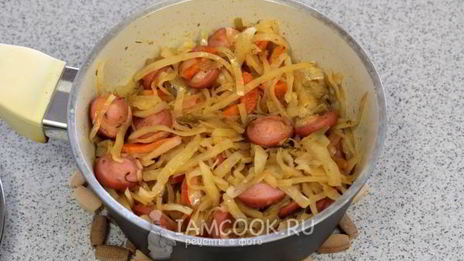 солянка с сосиской