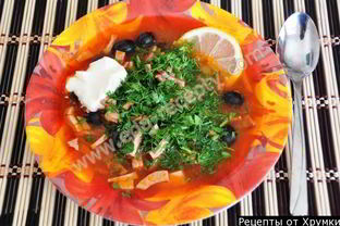 Солянка сборная мясная