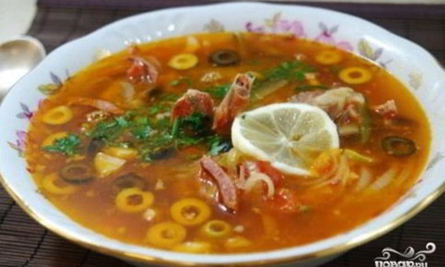 Рецепт солянки сборной с картошкой