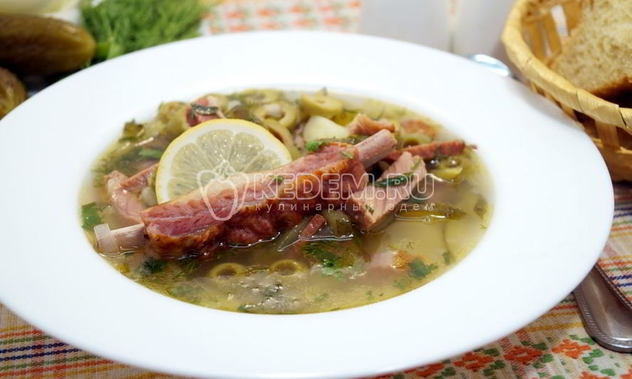 Рецепт солянки сборной