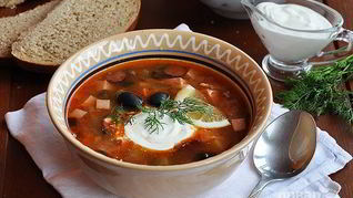 Суп-солянка мясная