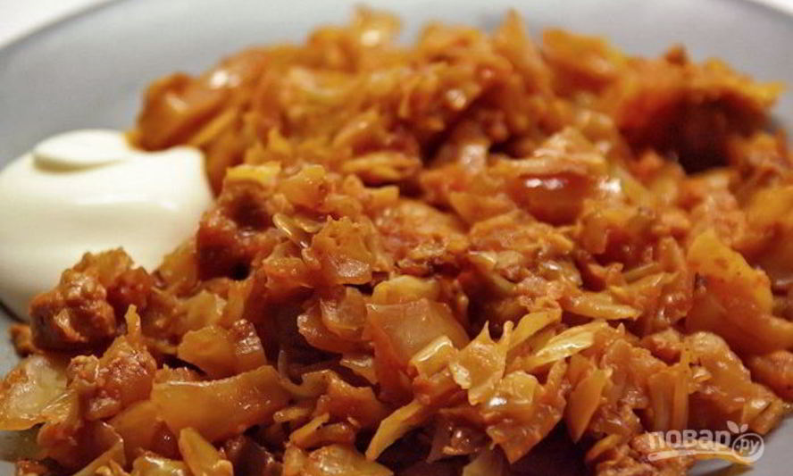 Рецепт вкусной солянки из капусты