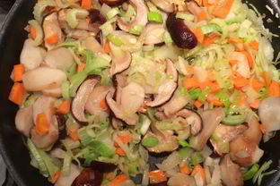 Суп из белых грибов с чечевицей