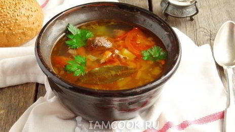 суп из лосятины