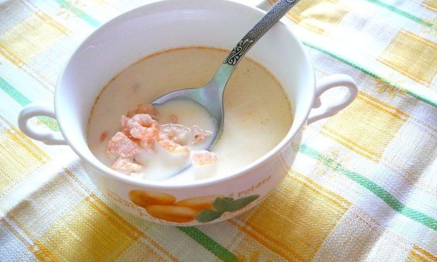 Рецепт супа из мидий и креветок