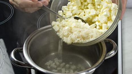 суп из сыра с рисом