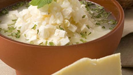 суп из сыра с рисом