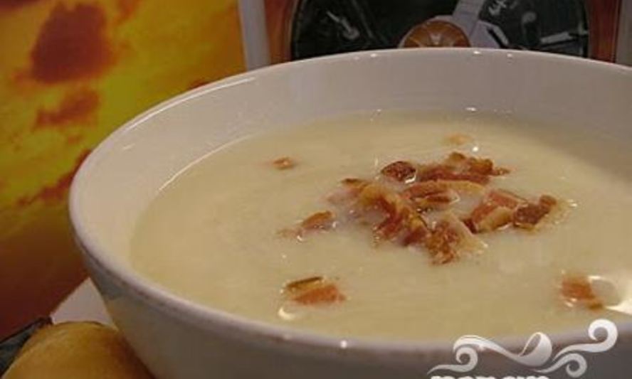 Рецепт супа из цветной капусты с беконом