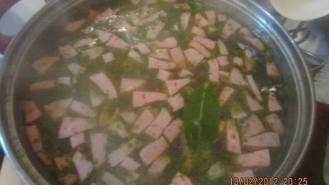 суп из зеленого горошка