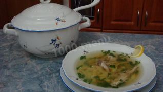 Суп картофельный с курицей