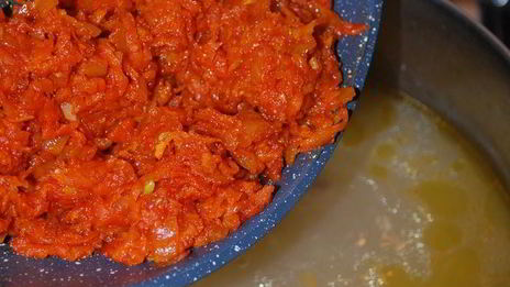 густой суп харчо с айвой