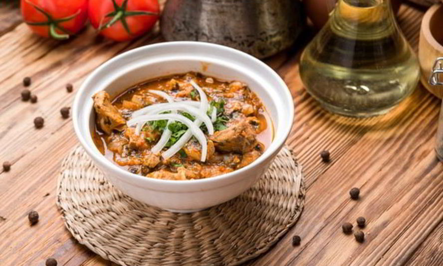 Рецепт харчо из курицы с орехами