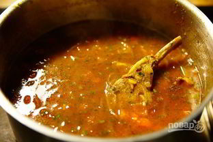 Харчо с аджикой