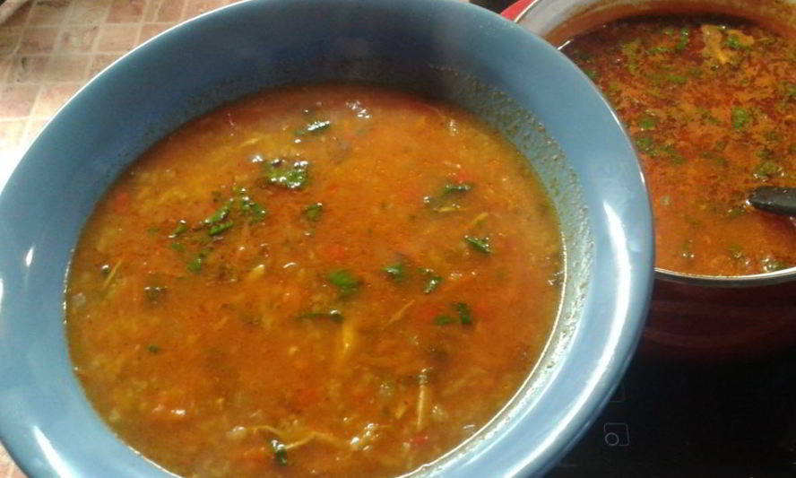 Рецепт куриного супа харчо