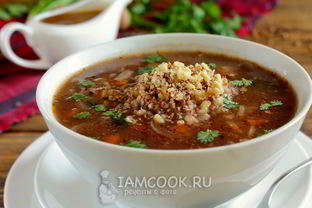 Постный суп харчо
