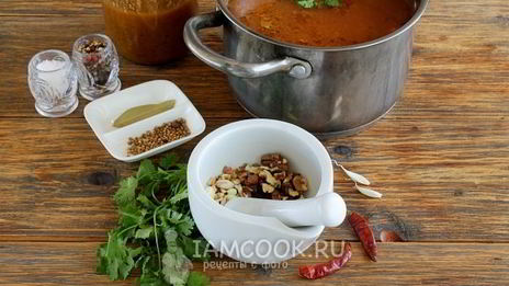 постный суп харчо