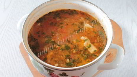 суп харчо из свинины