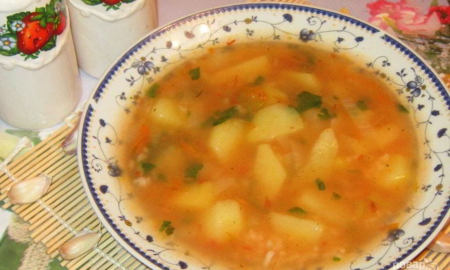 Рецепт супа харчо постный