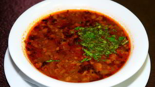 Суп Харчо с черносливом