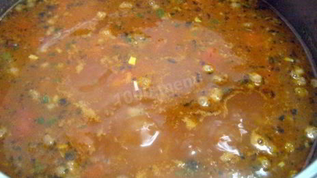 суп харчо с говядиной и рисом