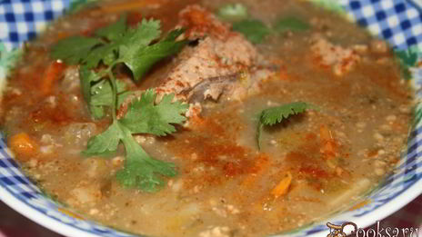 суп харчо с грецкими орехами