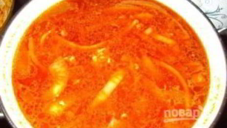 суп харчо с томатной пастой