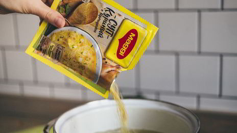 суп куриный с вермишелью и луком-пореем