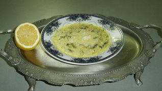 Суп на основе ячменных хлопьев