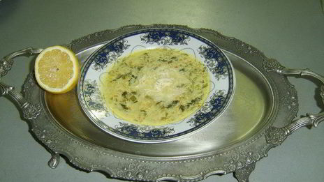 суп на основе ячменных хлопьев