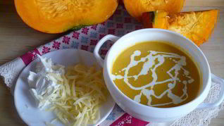 Ароматный тыквенный суп-пюре