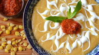 Гороховый суп-пюре с картофелем