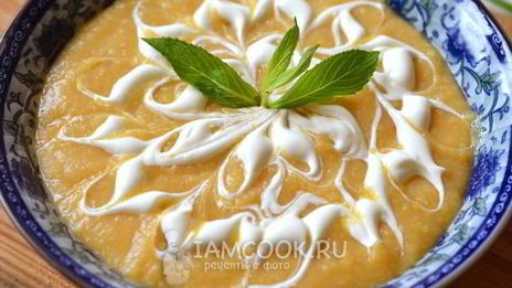 гороховый суп-пюре с картофелем