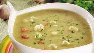 Грибной суп-пюре с картофелем