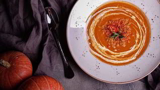 Острый тыквенный суп-пюре