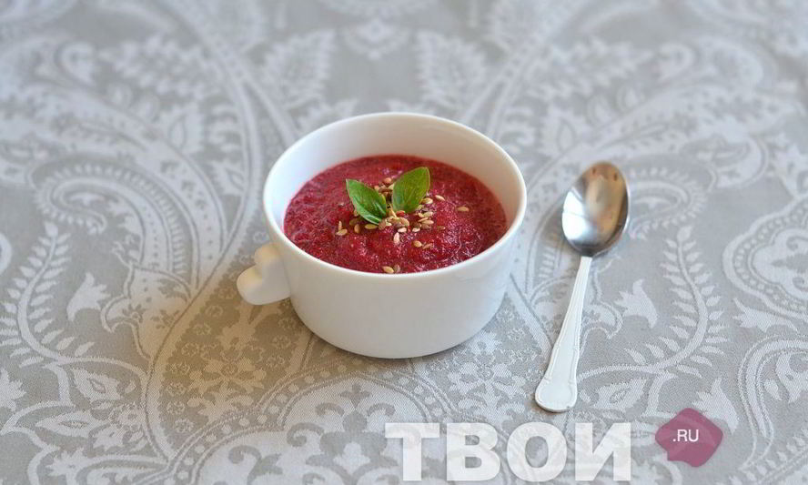 Рецепт постного свекольного супа-пюре