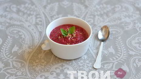 постный свекольный суп-пюре