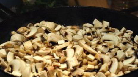 суп-пюре грибной с сыром