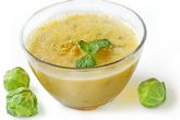 Суп-пюре из брюссельской капусты и тыквы